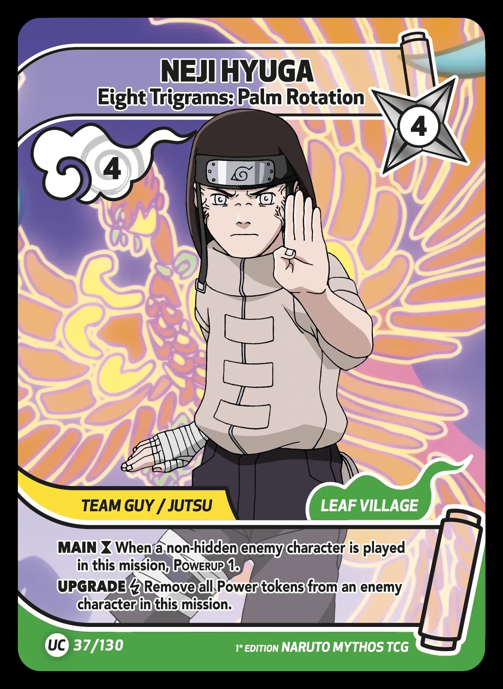Neji Hyuga — Eight Trigrams: Palm Rotation