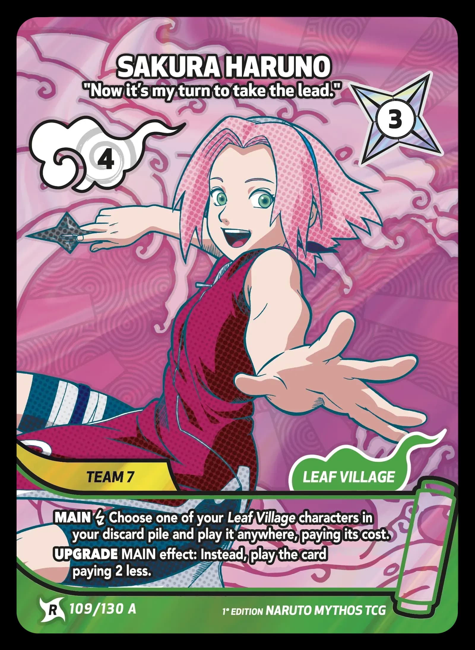 Sakura Haruno — "Now it's my turn to take the lead."